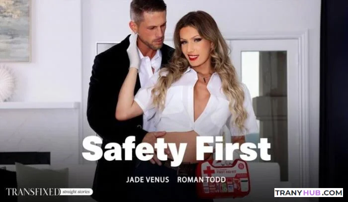 [AdultTime.com / Transfixed.com] Jade Venus -  Jade Venus & Roman Todd - Safety First [SD]
