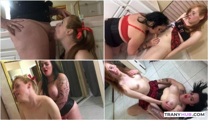Shiri Allwood & Michelle Austin - Transcest Step-mom Disciplines Daughter