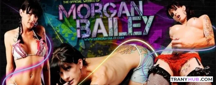 Morgan Bailey Tattooed Shemale Hardcore Anal Cumshot