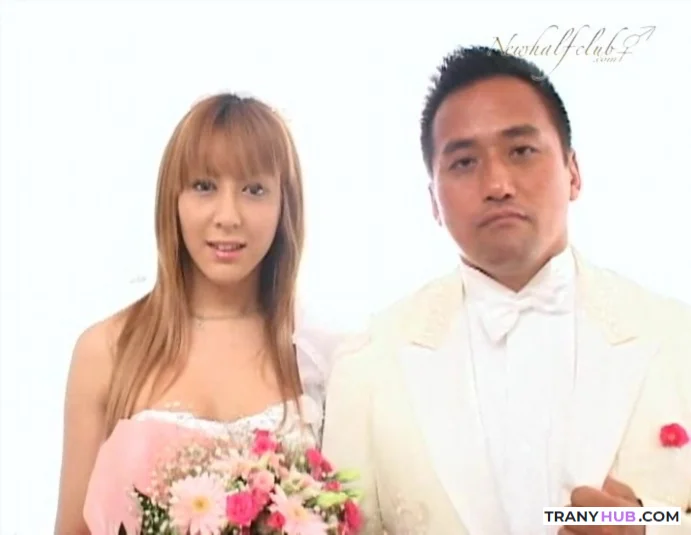 Hime Tsukino - Japanese Shemale Wedding Night All Sex