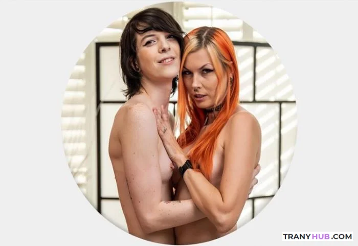 TS Autumn Rain Massages and Fucks Redhead Robin Coffins Bareback