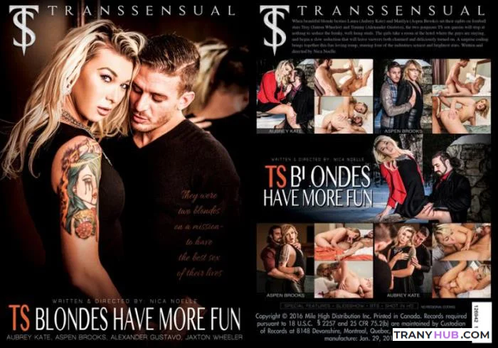 TS Blondes Have More Fun - Full Feature Shemale Compilation