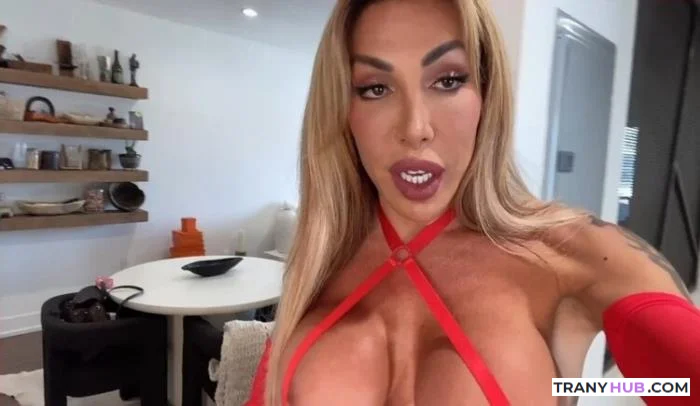 Eva Paradis Dominates Her Russian Fan - Bareback TS Dom