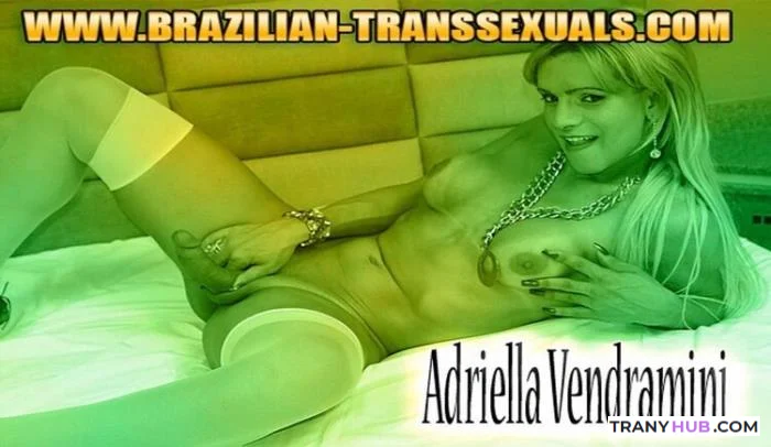Adrielly Vendraminy Cums Hard - Brazilian Shemale Solo