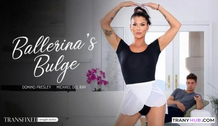 Domino Presley Ballerina's Bulge - Transfixed Anal Blowjob 4K