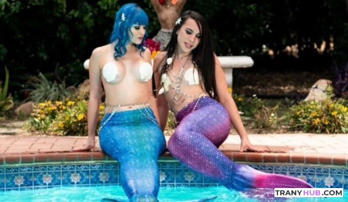 Jewelz Blu and Kasey Kei Mermaid Fantasy Transfixed Hardcore