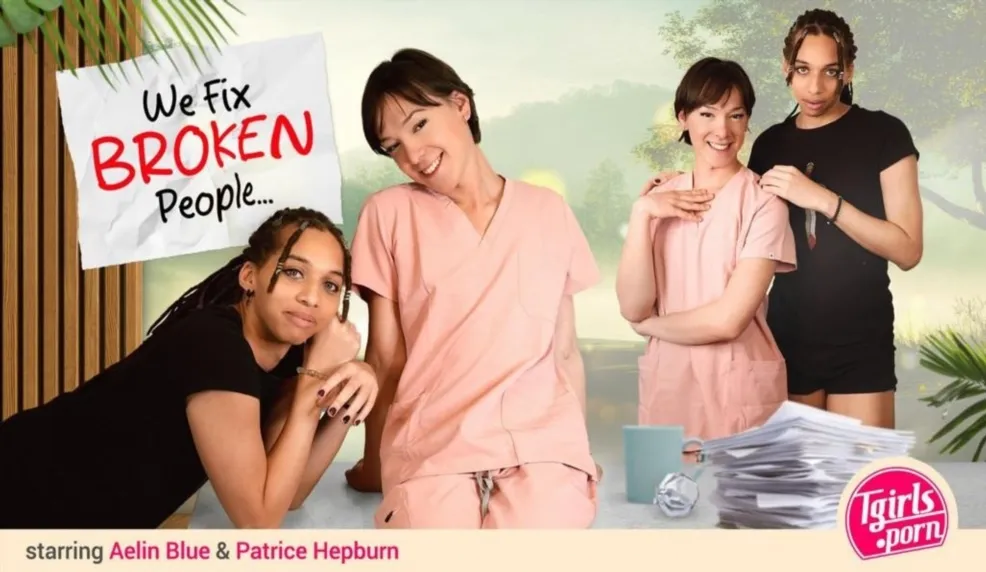 Aelin Blue And Patrice Hepburn Go The Distance In A T-Girl Anal Duo