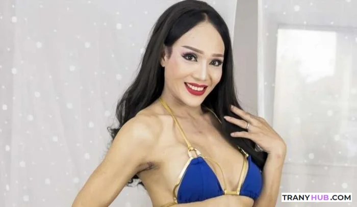 Babymind - Asian Ladyboy Big Tits Solo Cumshot from AsianTgirl